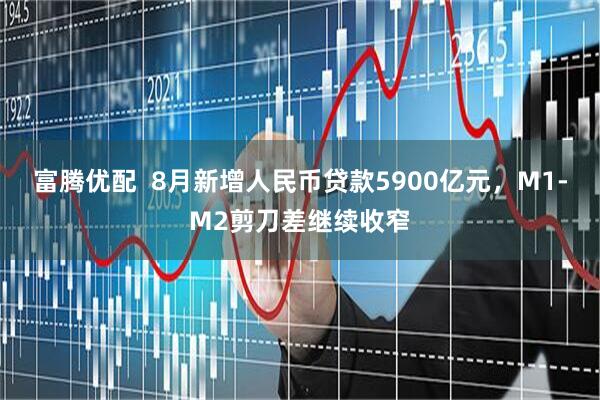 富腾优配  8月新增人民币贷款5900亿元，M1-M2剪刀差继续收窄